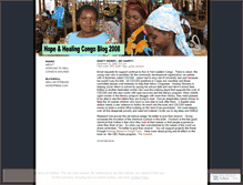 Tablet Screenshot of hopeandhealingcongo.wordpress.com