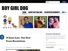 Tablet Screenshot of boygirldogblog.wordpress.com