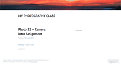 Desktop Screenshot of myphotoclass.wordpress.com