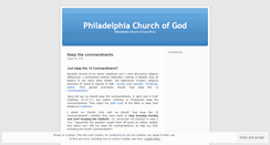 Desktop Screenshot of philadelphiachurchofgod.wordpress.com