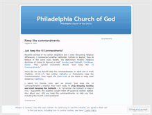 Tablet Screenshot of philadelphiachurchofgod.wordpress.com
