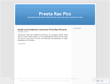 Tablet Screenshot of preetaraopics.wordpress.com