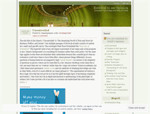 Tablet Screenshot of entitledtoanopinion.wordpress.com