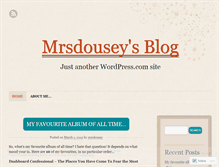 Tablet Screenshot of mrsdousey.wordpress.com