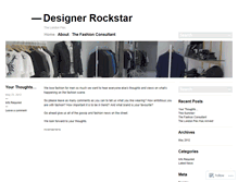 Tablet Screenshot of designerrockstar.wordpress.com