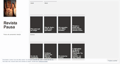 Desktop Screenshot of pausarevista.wordpress.com