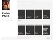 Tablet Screenshot of pausarevista.wordpress.com