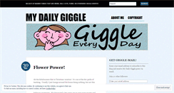 Desktop Screenshot of mydailygiggle.wordpress.com