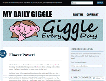 Tablet Screenshot of mydailygiggle.wordpress.com