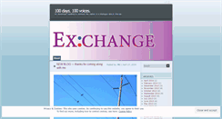 Desktop Screenshot of exchange2pt0.wordpress.com