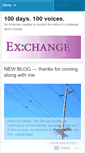 Mobile Screenshot of exchange2pt0.wordpress.com