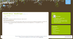 Desktop Screenshot of pixieknit.wordpress.com