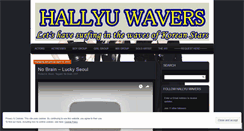 Desktop Screenshot of hallyuwavers.wordpress.com