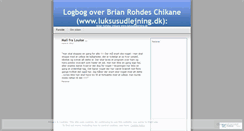 Desktop Screenshot of brianrohdelogbog.wordpress.com