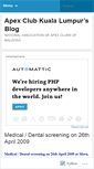 Mobile Screenshot of apexkl.wordpress.com