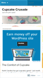 Mobile Screenshot of cupcakecrusade.wordpress.com