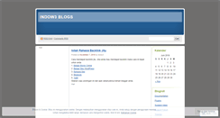 Desktop Screenshot of indow3.wordpress.com