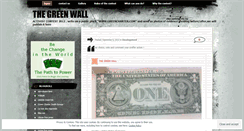 Desktop Screenshot of greenwall2012.wordpress.com