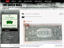 Tablet Screenshot of greenwall2012.wordpress.com