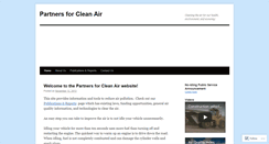 Desktop Screenshot of partnersforcleanair.wordpress.com