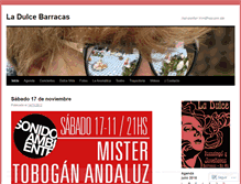 Tablet Screenshot of ladulcebarracas.wordpress.com