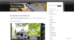 Desktop Screenshot of ciccioria.wordpress.com