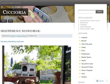 Tablet Screenshot of ciccioria.wordpress.com