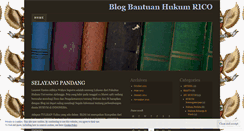 Desktop Screenshot of hukumrico.wordpress.com