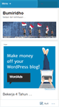 Mobile Screenshot of bumiridho.wordpress.com