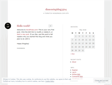 Tablet Screenshot of diancarinphleg3504.wordpress.com