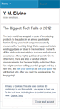 Mobile Screenshot of mydivino.wordpress.com