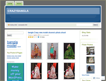 Tablet Screenshot of crazybangla2.wordpress.com
