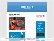 Tablet Screenshot of izaar.wordpress.com