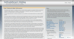 Desktop Screenshot of definedefense.wordpress.com