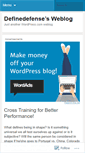 Mobile Screenshot of definedefense.wordpress.com