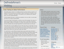 Tablet Screenshot of definedefense.wordpress.com