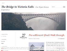 Tablet Screenshot of bridgetovictoriafalls.wordpress.com