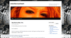 Desktop Screenshot of mischievousheart.wordpress.com