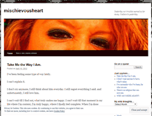 Tablet Screenshot of mischievousheart.wordpress.com