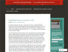 Tablet Screenshot of communityrowingleadership.wordpress.com
