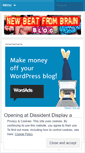 Mobile Screenshot of newbeatfrombrain.wordpress.com