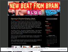 Tablet Screenshot of newbeatfrombrain.wordpress.com