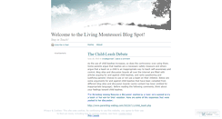 Desktop Screenshot of livingmontessoriblog.wordpress.com