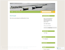 Tablet Screenshot of frecklecity.wordpress.com