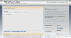 Desktop Screenshot of ametaltiger.wordpress.com