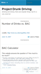 Mobile Screenshot of projectdrunkdriving.wordpress.com