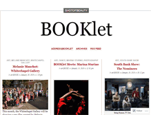 Tablet Screenshot of bookletwebzine.wordpress.com