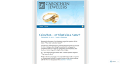 Desktop Screenshot of cabochonjewelers.wordpress.com