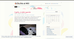 Desktop Screenshot of occhioaimiti.wordpress.com