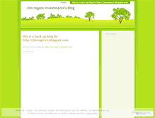 Tablet Screenshot of jimrogersinvestments.wordpress.com